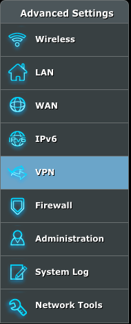 Asus VPN router setup step 4