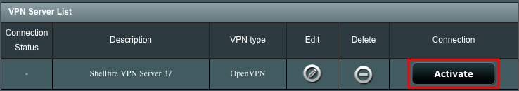 Asus VPN router setup step 7