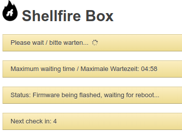 Shellfire Box update status