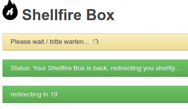 Shellfire Box Update fast geschafft