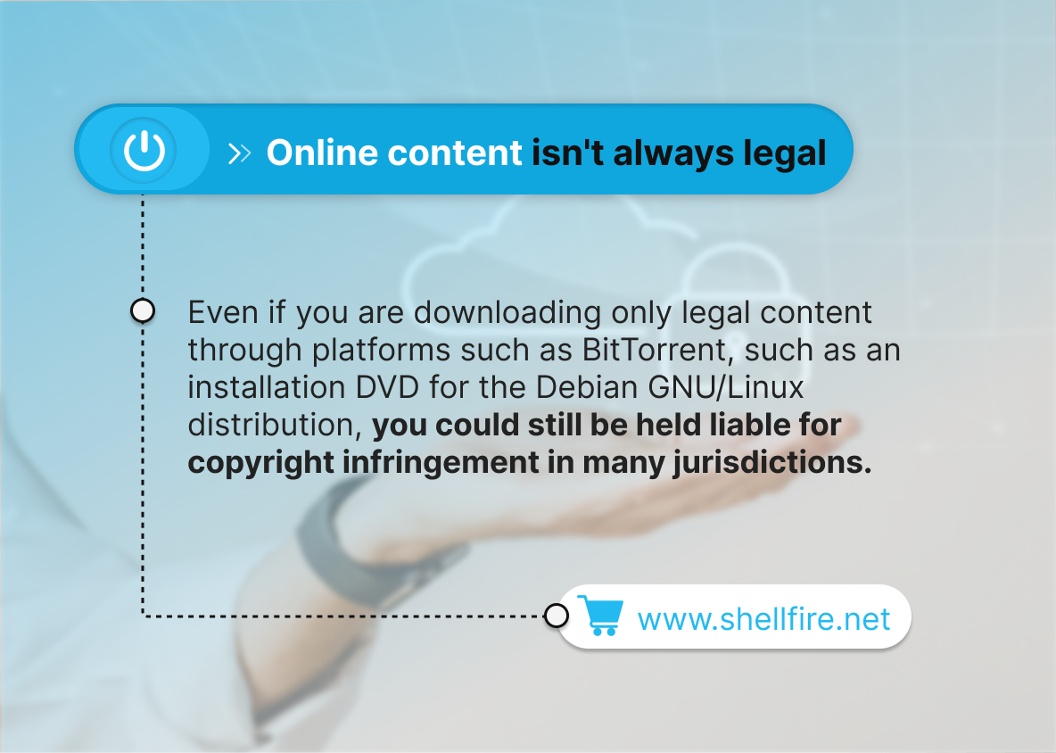 Online content isn't always legal