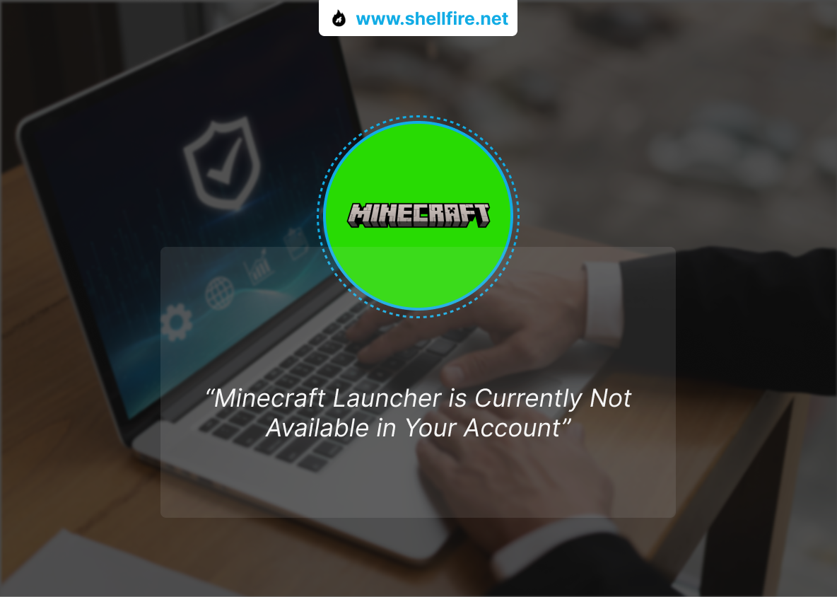 Minecraft Launcher is Currently Not Available in Your Account error
